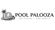 Logo featuring a gray abstract shape on the left and the organization’s name in gray text on the right.