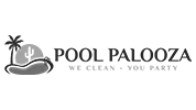 Logo featuring a gray abstract shape on the left and the organization’s name in gray text on the right.