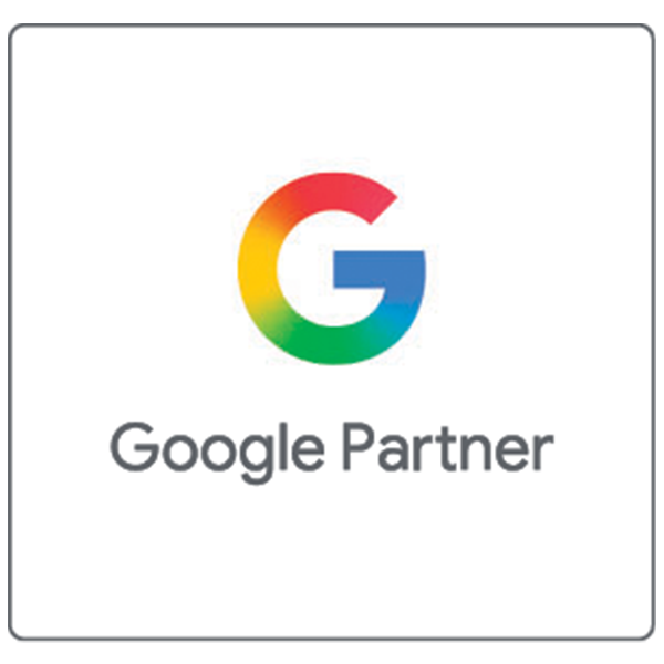 Google Partner logo with a colorful gradient G above the words 'Google Partner'.