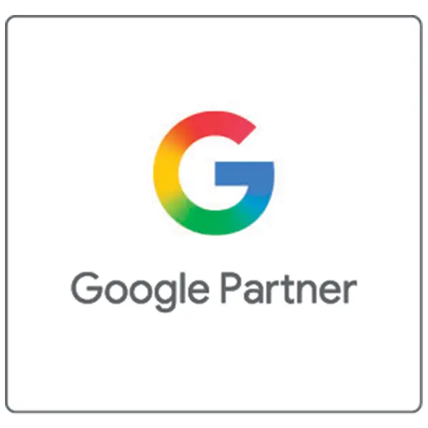 Google Partner logo with a colorful gradient G above the words 'Google Partner'.