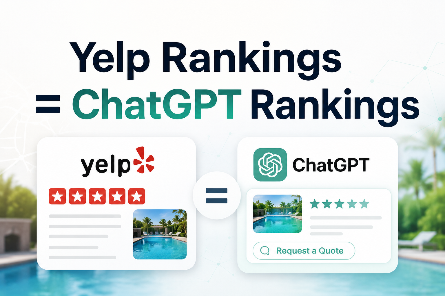 Yelp & ChatGPT - What This Means For Pool Companies