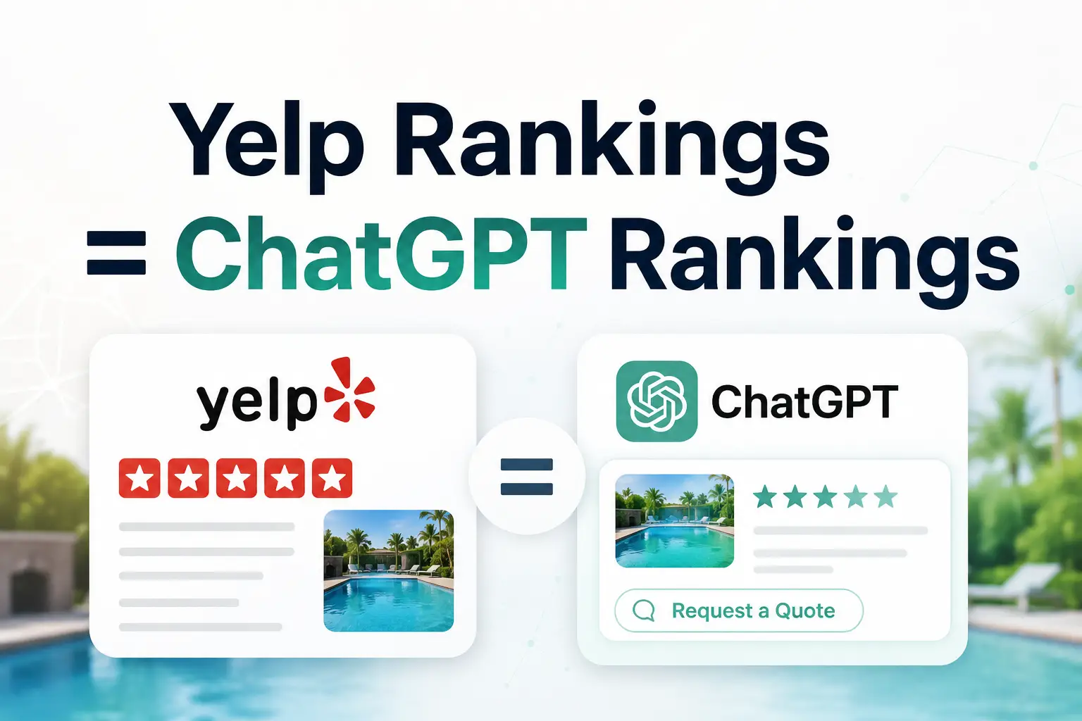 Yelp & ChatGPT - What This Means For Pool Companies